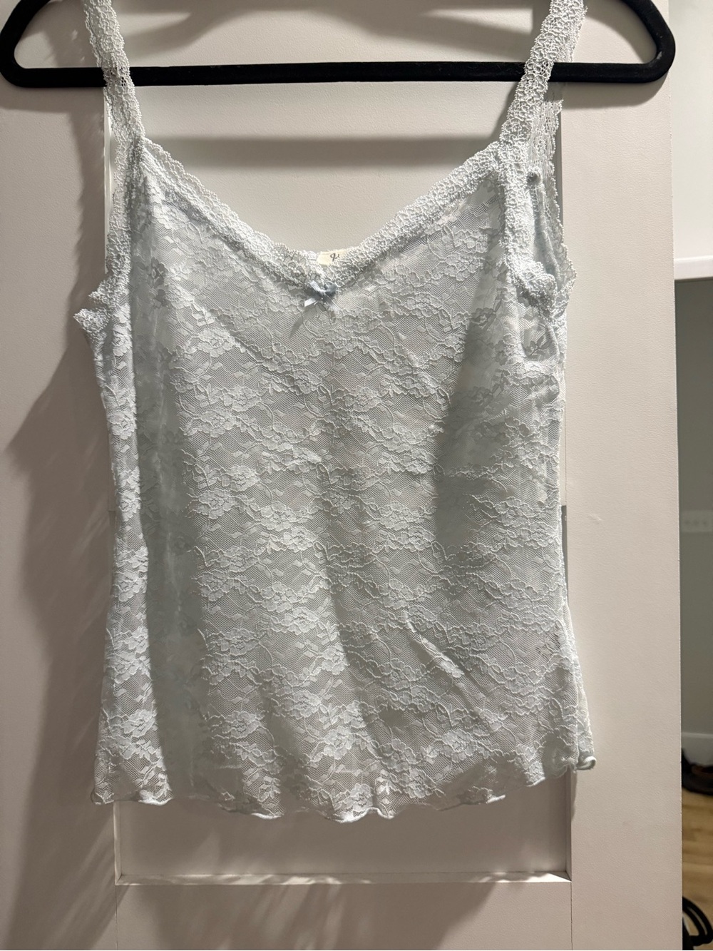 Brandy Melville Lace Camisole in Pale Blue